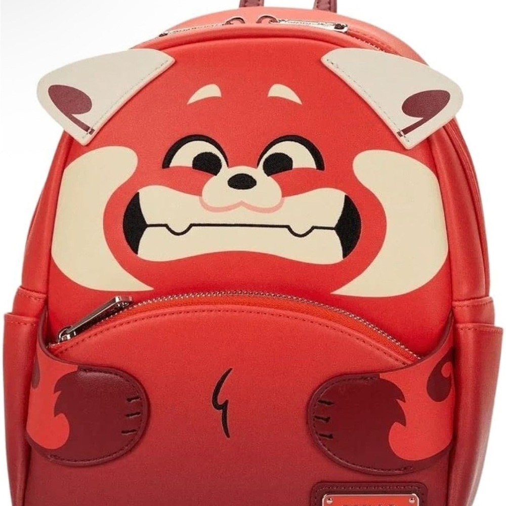 Loungefly Disney Pixar Turning Red Backpack & Cardholder NWT - Picture 2 of 9